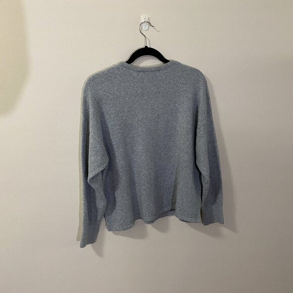 Vero  Moda Blue Grey V neck Sweater - Picture 2 of 4